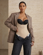 Body modelujące push-up z elastycznego materiału Agatha