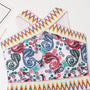 Jednoczęściowy strój kąpielowy z dekoltem typu halter i orientalnym wzorem paisley Roxana