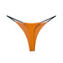 Stringi damskie z cienkimi paseczkami eleganckie i wygodne Inyong Pomarańczowy