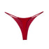 Stringi damskie z cienkimi paseczkami eleganckie i wygodne Inyong Czerwony