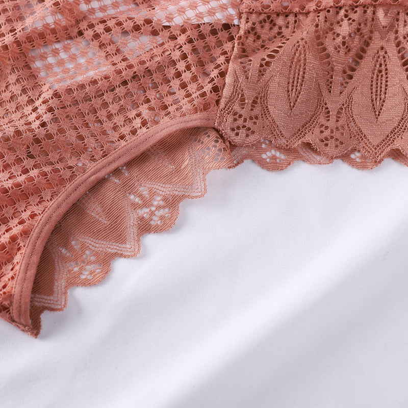 Majtki koronkowe z wysokim stanem modelujące sylwetkę Hiema