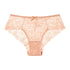 Majtki brazyliany z delikatnej koronki Bertina Beżowy