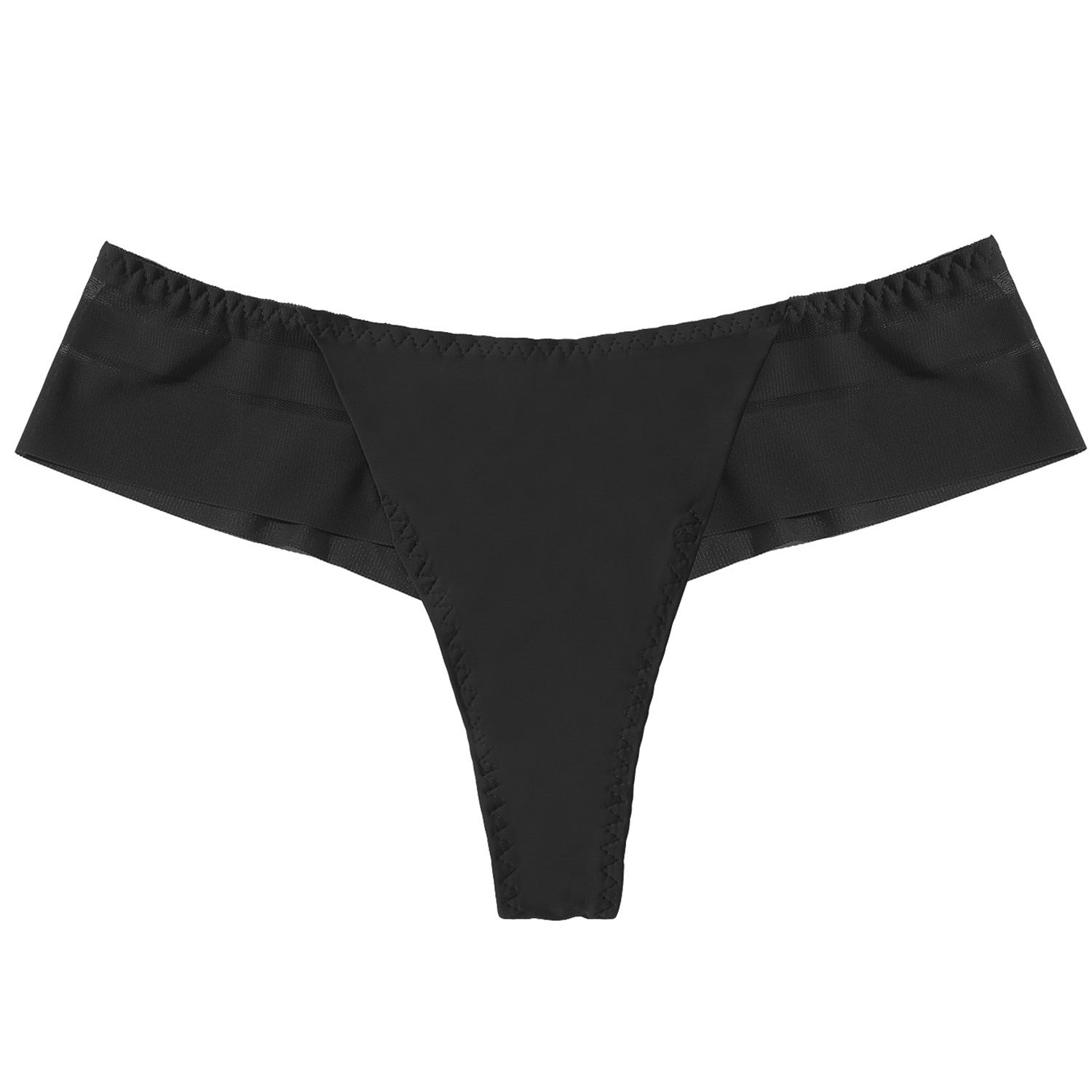 Sportowe majtki trójkątne z wysokiej jakości materiałów Earlene Czarny