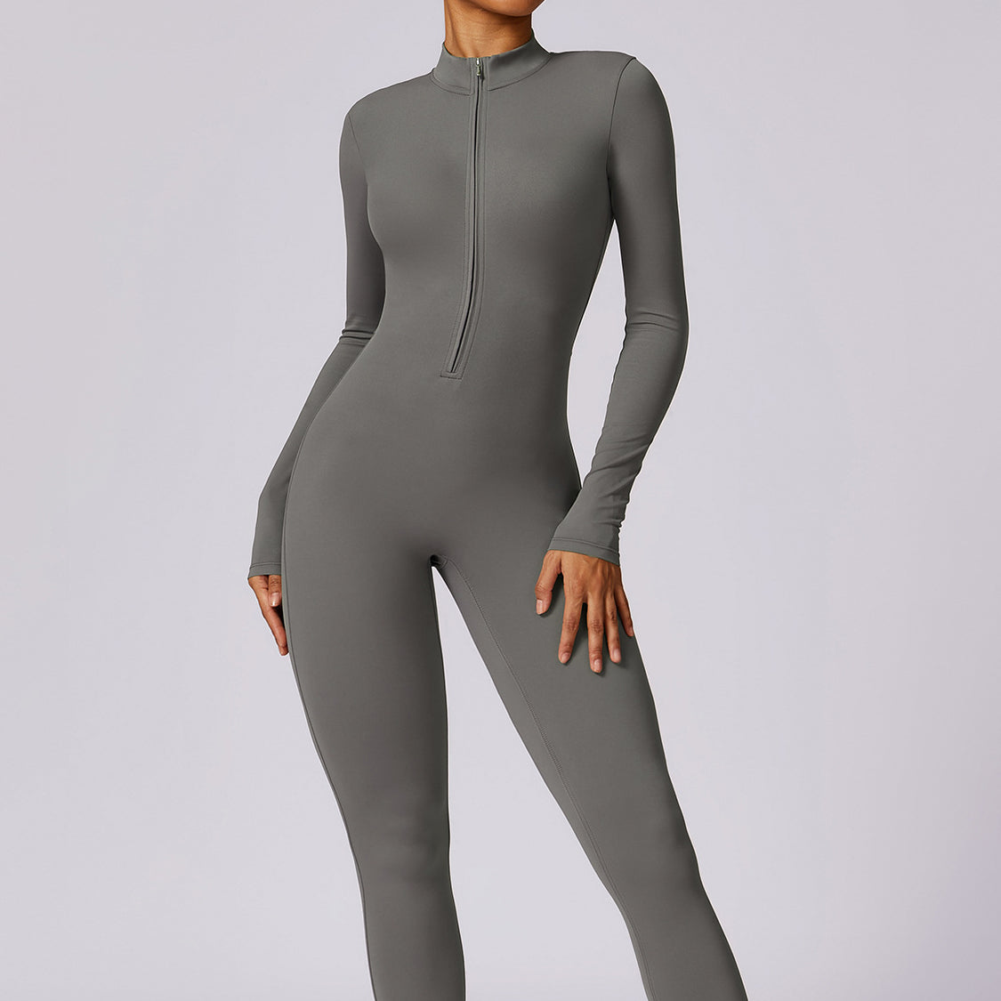 Kombinezon sportowy z elastycznym zamkiem na trening i fitness Dael