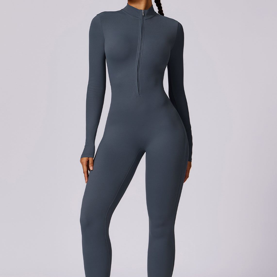 Kombinezon sportowy z elastycznym zamkiem na trening i fitness Dael