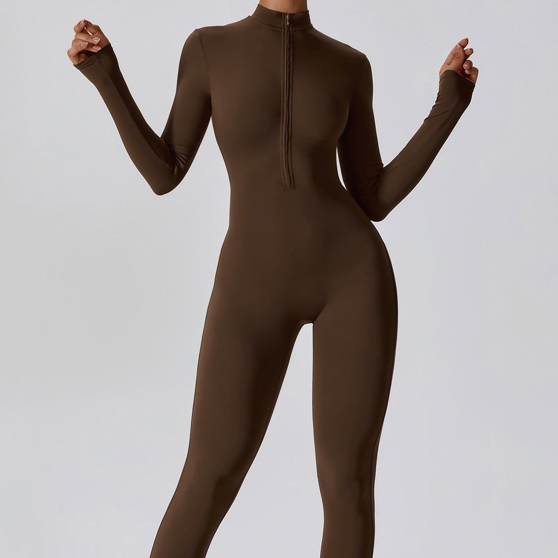 Kombinezon sportowy z elastycznym zamkiem na trening i fitness Dael