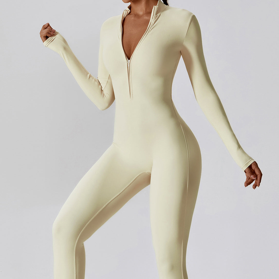 Kombinezon sportowy z elastycznym zamkiem na trening i fitness Dael