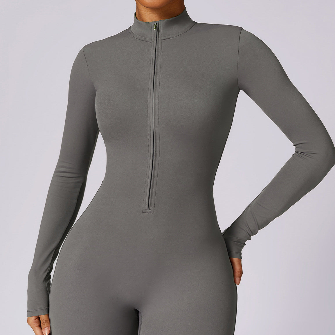 Kombinezon sportowy z elastycznym zamkiem na trening i fitness Dael