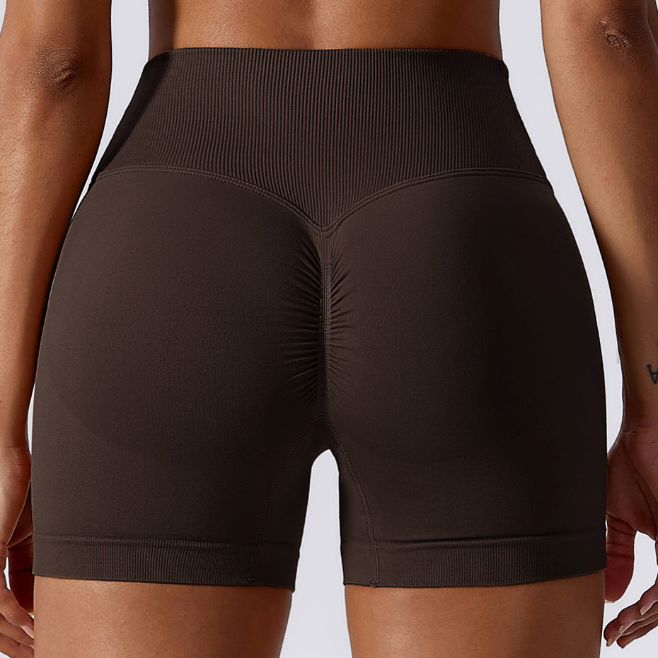 Szorty sportowe z wysokim stanem odprowadzające wilgoć Rezzan