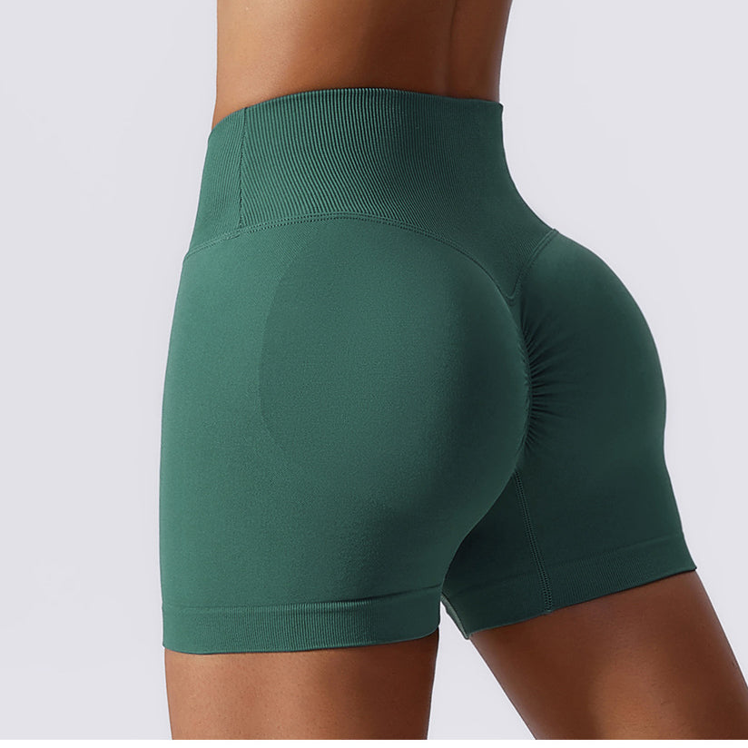 Szorty sportowe z wysokim stanem odprowadzające wilgoć Rezzan