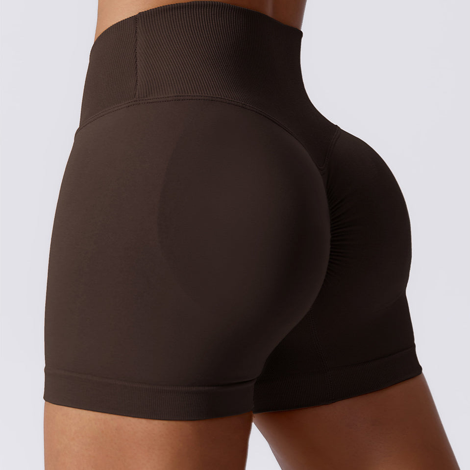 Szorty sportowe z wysokim stanem odprowadzające wilgoć Rezzan