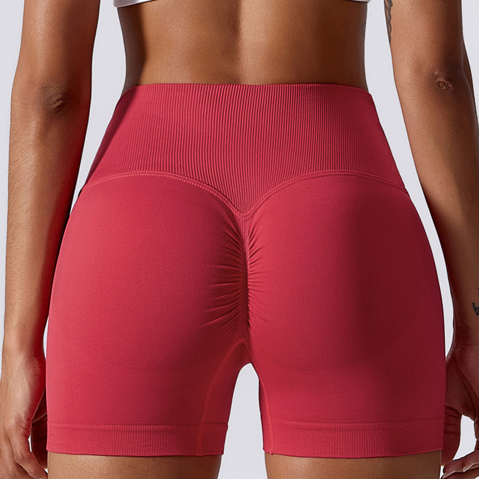 Szorty sportowe z wysokim stanem odprowadzające wilgoć Rezzan