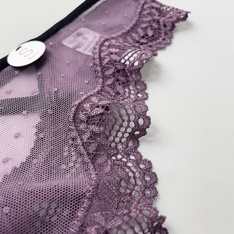 Stringi koronkowe z ozdobnymi paskami na specjalne okazje Aliana