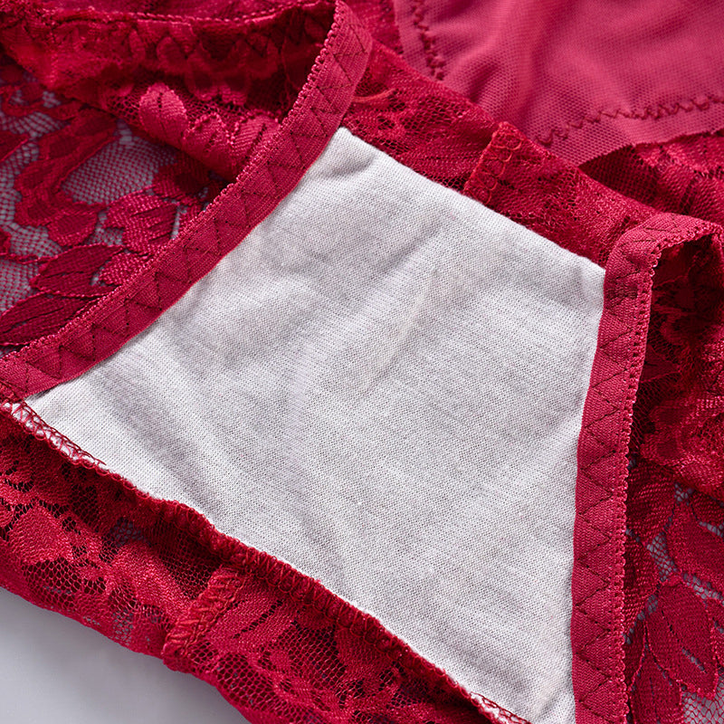 Majtki koronkowe z pełnym tyłem eleganckie Heidine