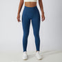 Legginsy treningowe modelujące sylwetkę z wysokim stanem Gulli Granatowy