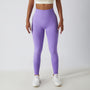 Legginsy treningowe modelujące sylwetkę z wysokim stanem Gulli Fioletowy2