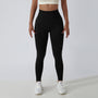 Legginsy treningowe modelujące sylwetkę z wysokim stanem Gulli Czarny