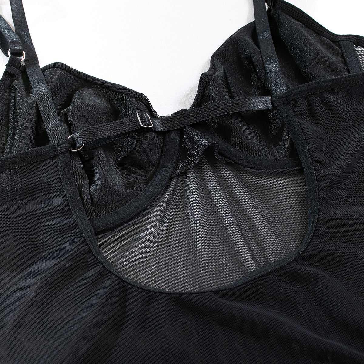 Body z pasem do pończoch i rękawiczkami na romantyczne wieczory Orelia