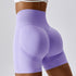 Szorty modelujące pośladki bezszwowe do treningu Joannie Fioletowy