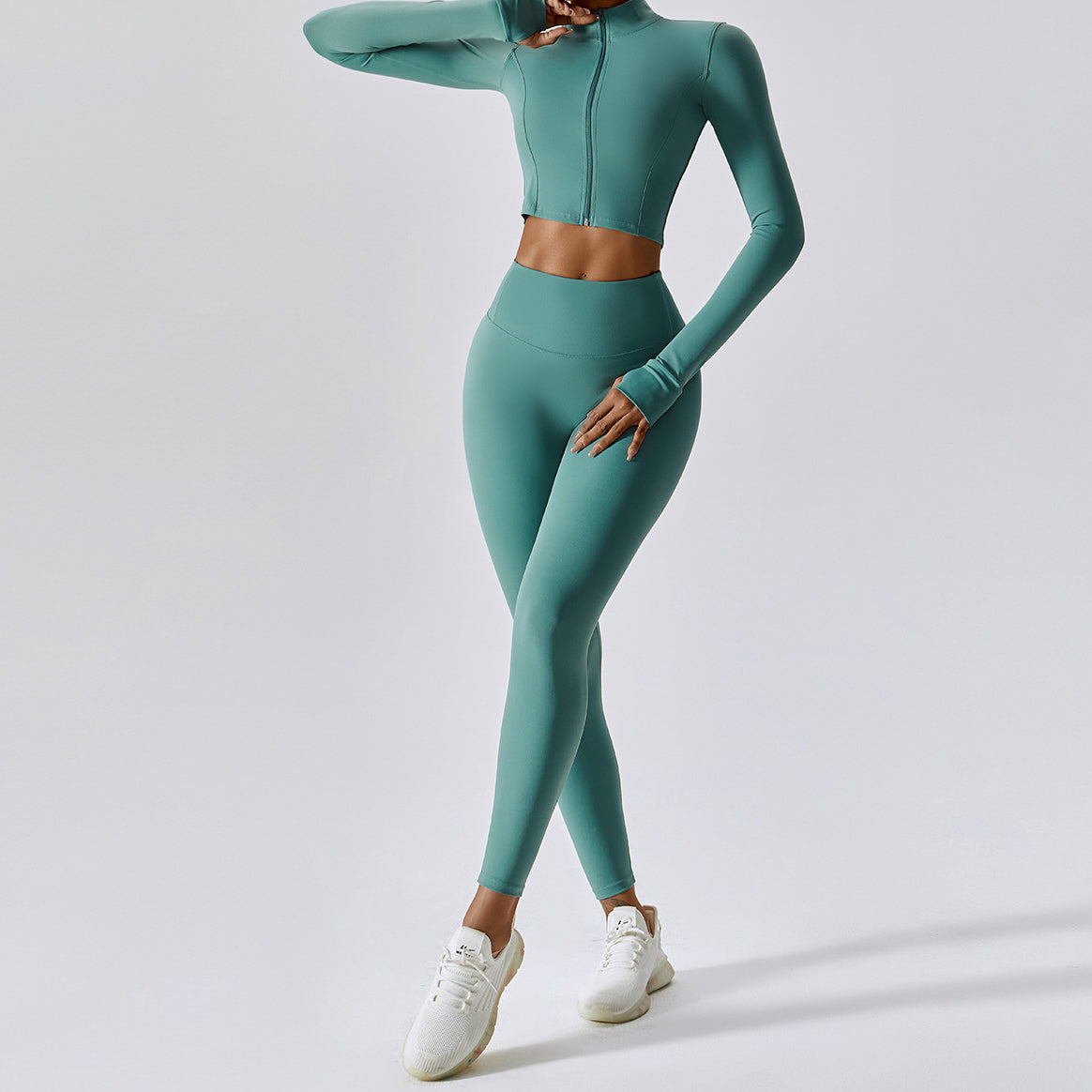 Legginsy treningowe z wysokim stanem do ćwiczeń Diega