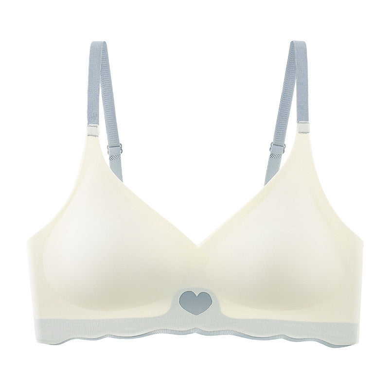 Biustonosz bezszwowy bez fiszbin na co dzień AnnaDiane Beżowy