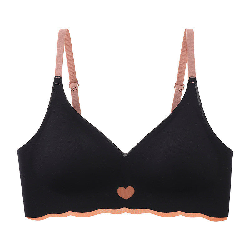 Biustonosz bezszwowy bez fiszbin na co dzień AnnaDiane Czarny