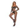 Bodystocking siateczkowe elastyczne na specjalne okazje Saima