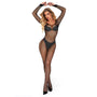 Bodystocking siateczkowe elastyczne na specjalne okazje Saima Czarny FREESIZE
