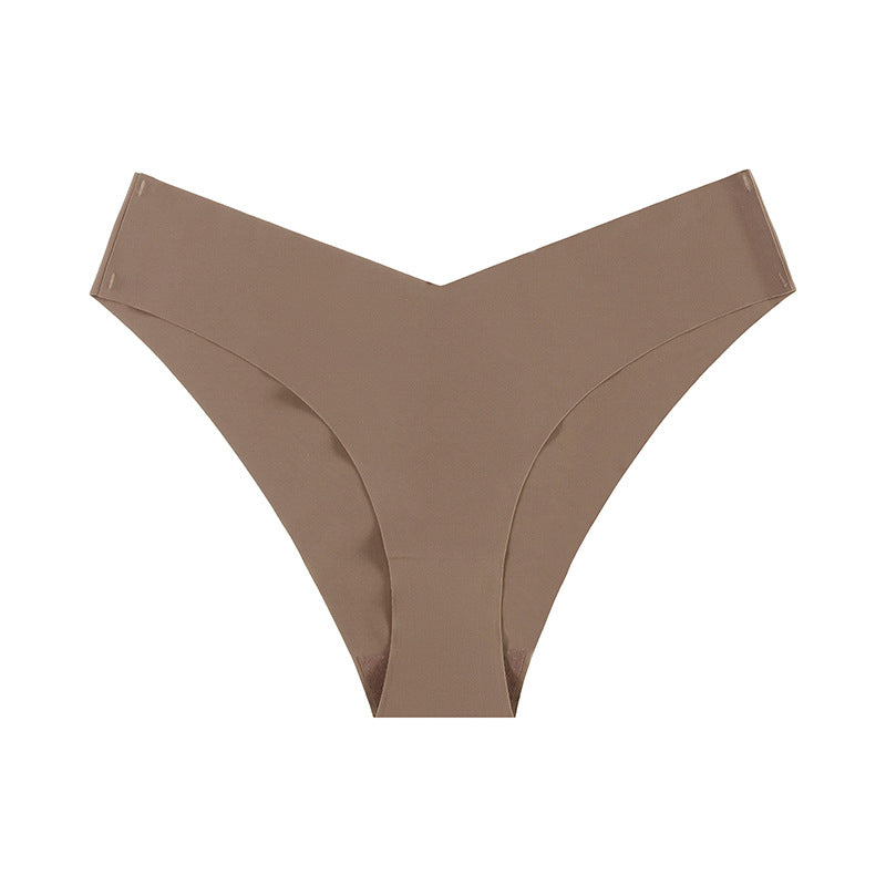 Tangi bezszwowe z obniżonym stanem niewidoczne pod odzieżą Evangelista Brązowy2