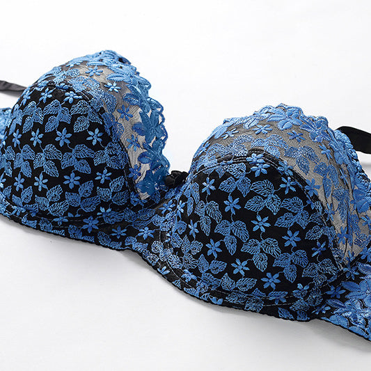 Koronkowy biustonosz półprzezroczysty na co dzień i specjalne okazje Monique