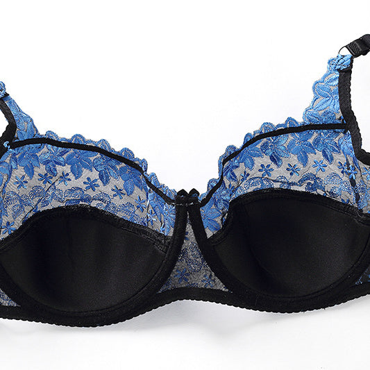 Koronkowy biustonosz półprzezroczysty na co dzień i specjalne okazje Monique