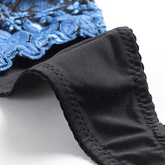 Koronkowy biustonosz półprzezroczysty na co dzień i specjalne okazje Monique