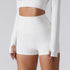Szorty sportowe elastyczne z wysokim stanem dla aktywnych kobiet Otelia