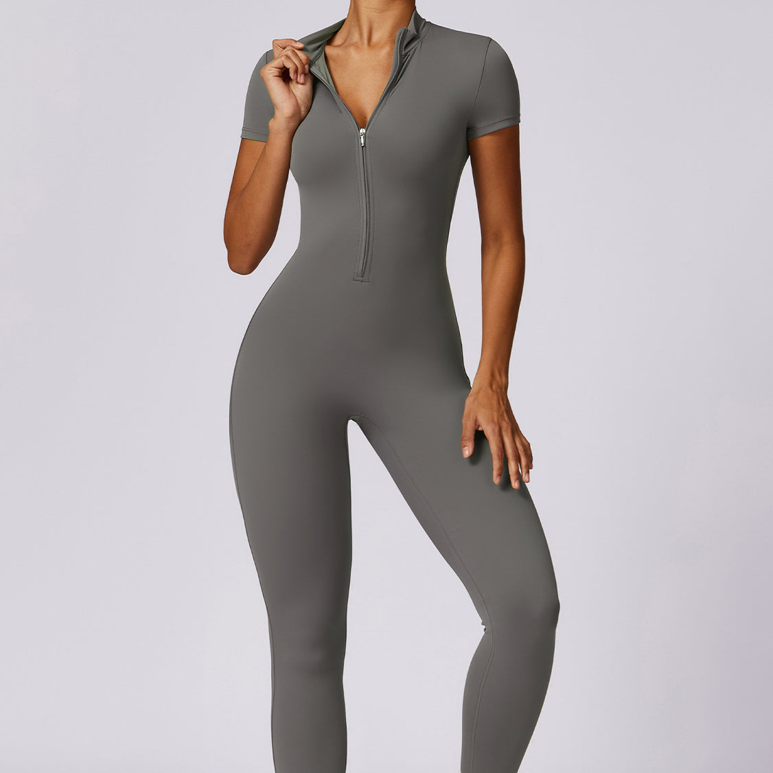 Kombinezon jednoczęściowy z suwakiem sportowy i codzienny Steljana