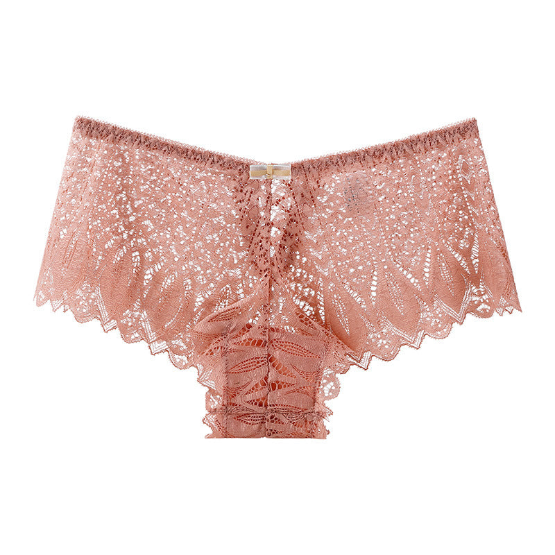 Szorty koronkowe z falbanką wszechstronne i eleganckie Sidonie Różowy