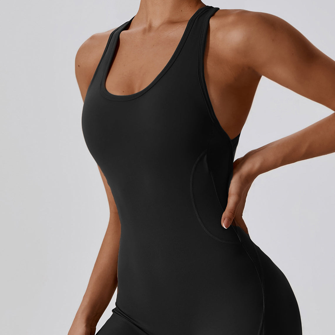 Kombinezon do jogi z elastycznego materiału Riannon