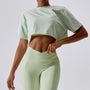 Crop top sportowy do treningu Ansje