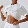 Crop top sportowy do treningu Ansje