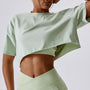 Crop top sportowy do treningu Ansje