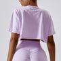 Crop top sportowy do treningu Ansje