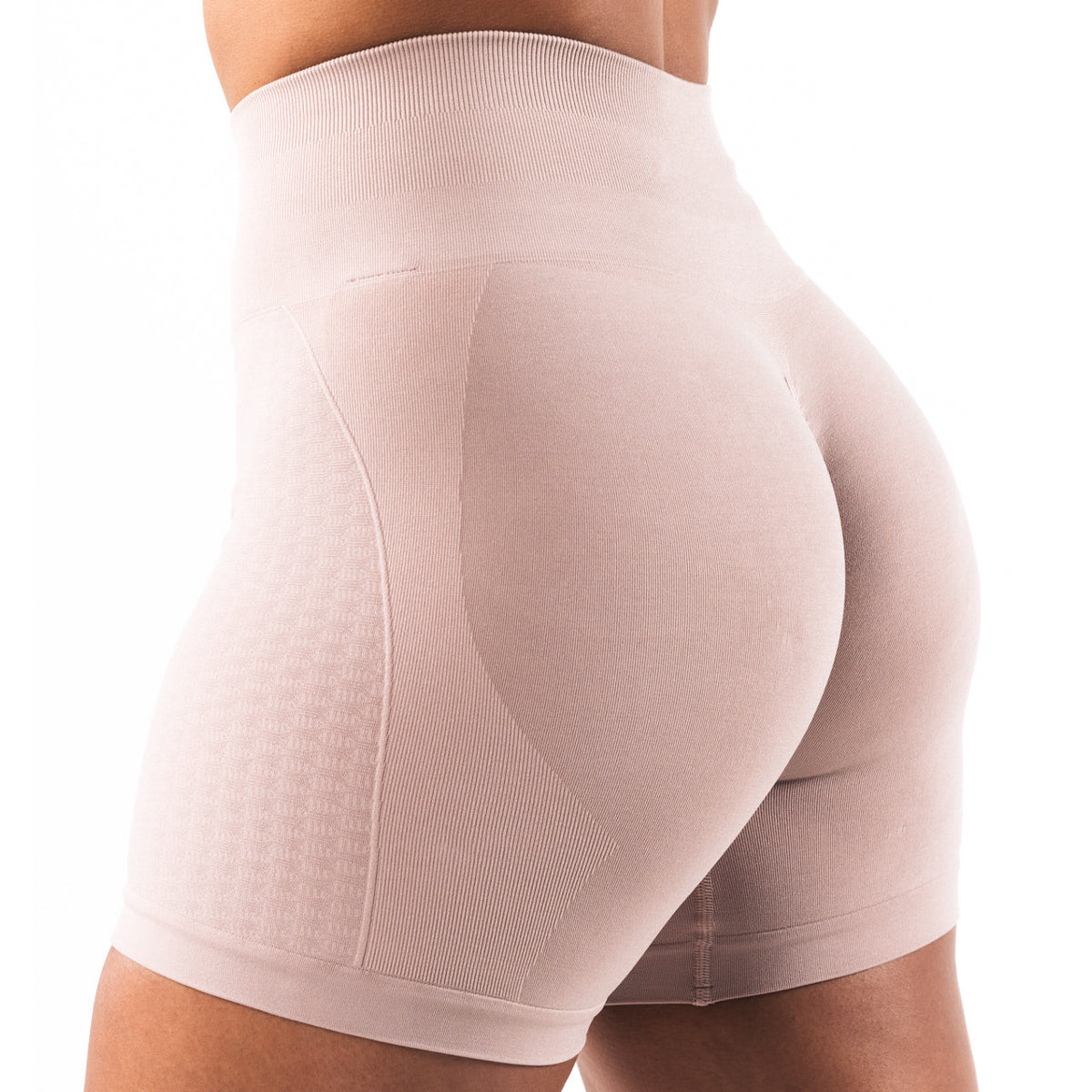 Szorty modelujące bezszwowe do aktywności z oddychającego materiału Esin Różowy