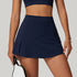 Spódniczka z szortami do jogi z wysokim stanem Minire Granatowy