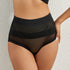 Majtki modelujące z wysokim stanem podkreślające sylwetkę Aveli Czarny