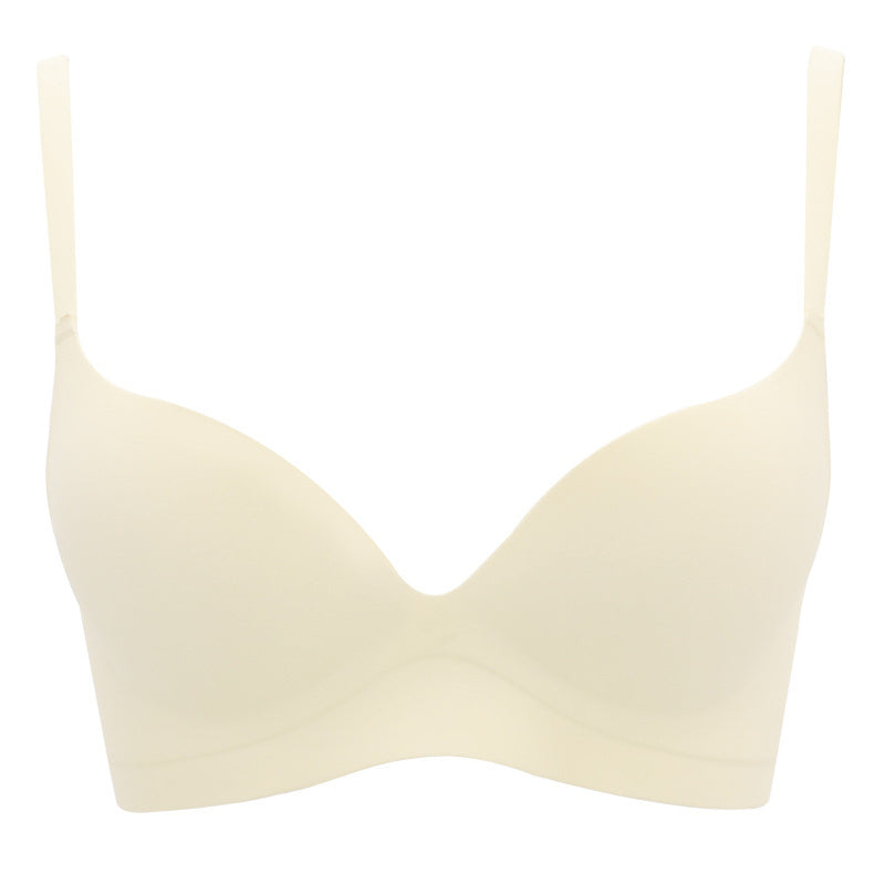 Biustonosz push-up z pianki z elastycznymi ramiączkami Emmaline Szampański