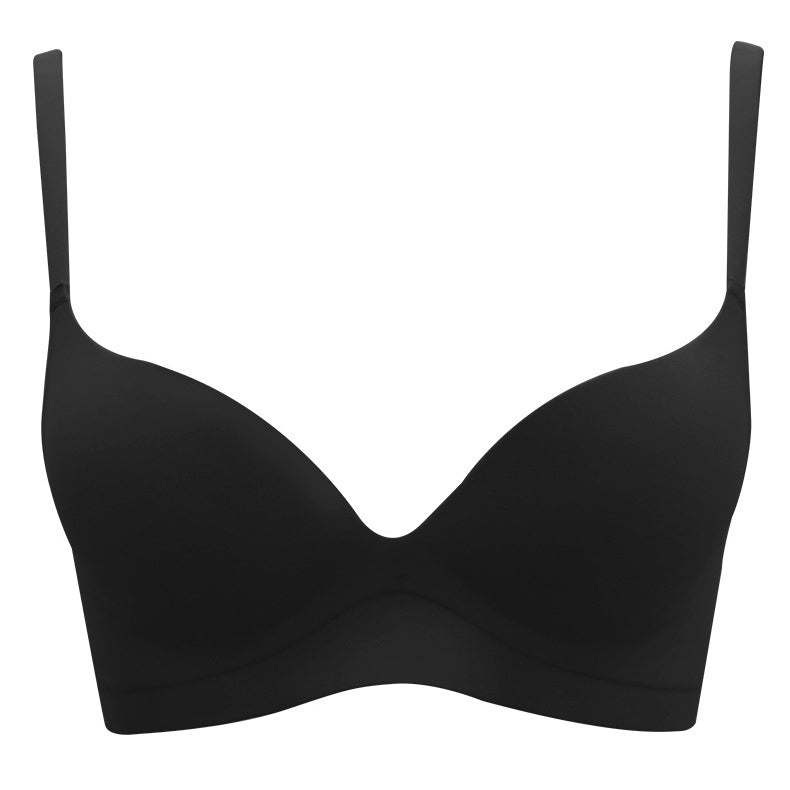 Biustonosz push-up z pianki z elastycznymi ramiączkami Emmaline Czarny