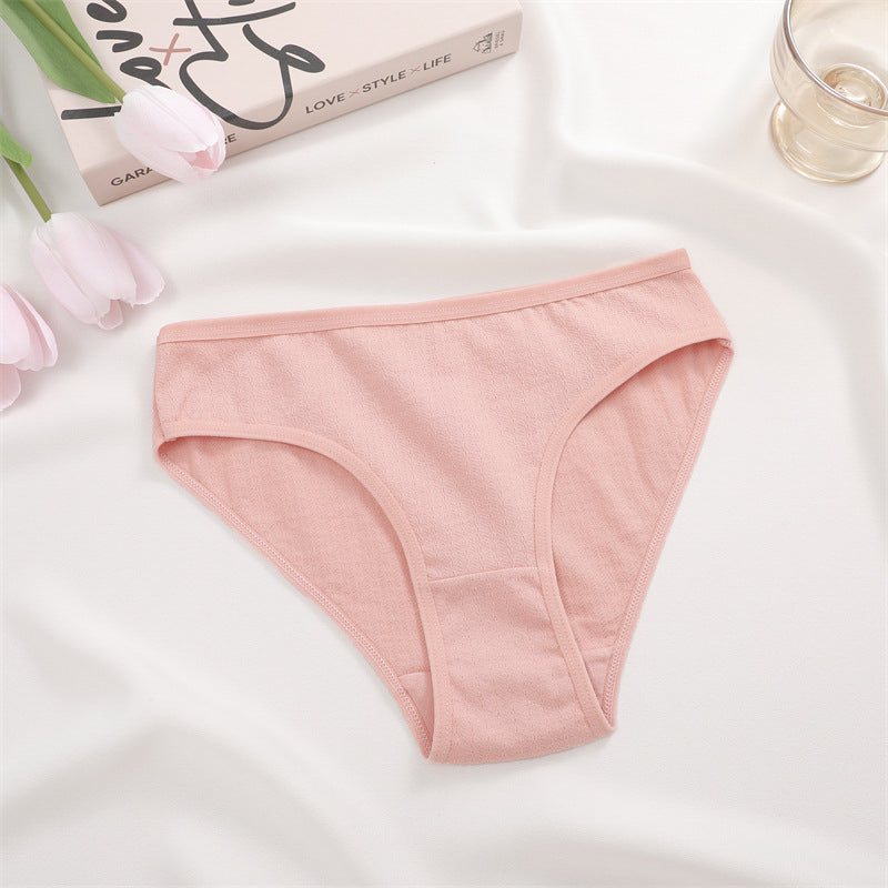 Figi gładkie dopasowane z wysokiej jakości materiałów Yongja Różowy
