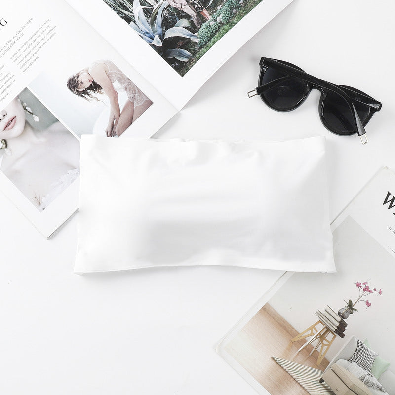 Top usztywniany bez ramiączek do codziennych i eleganckich stylizacji Snezha Biały2 FREESIZE