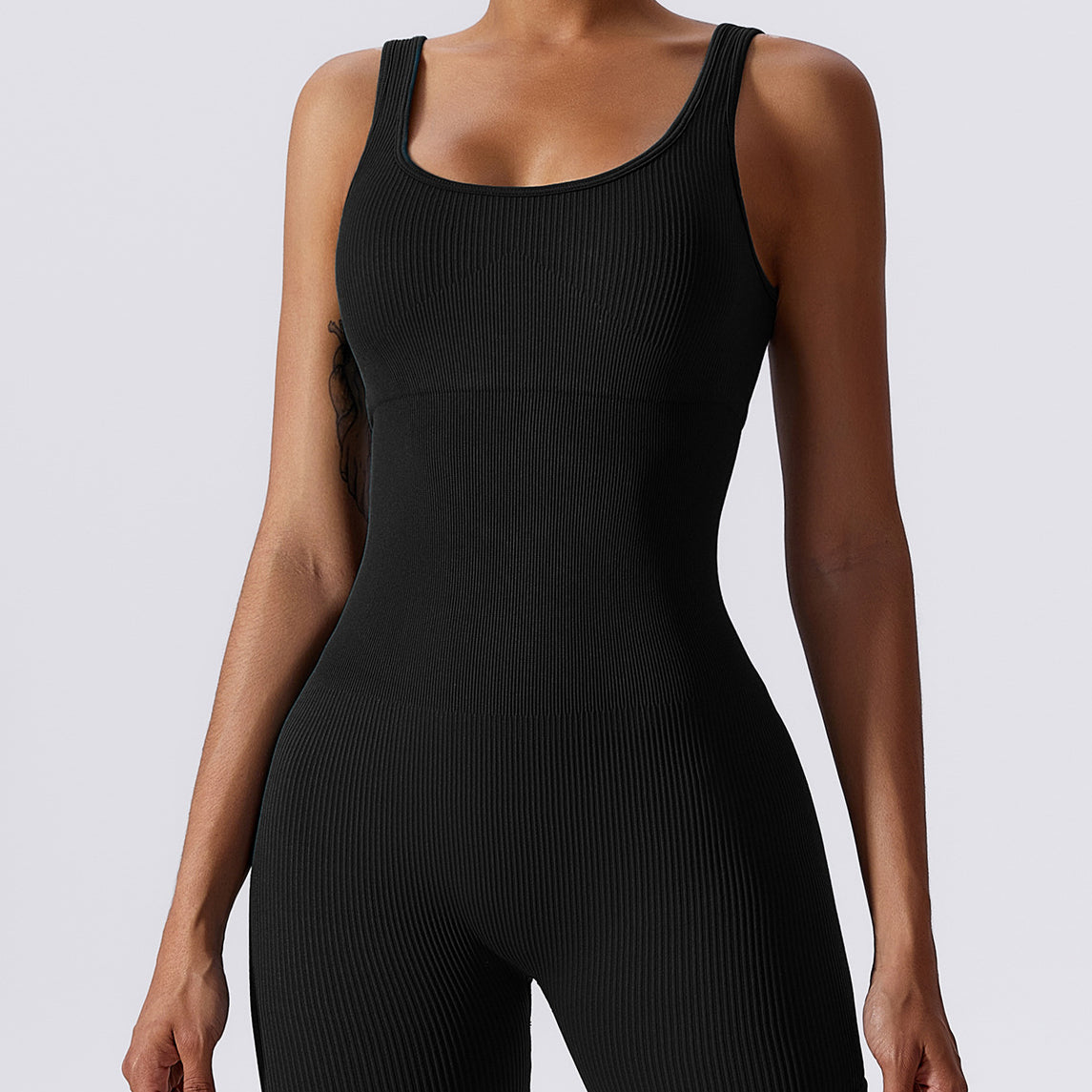 Kombinezon sportowy bezszwowy do ćwiczeń Fanette