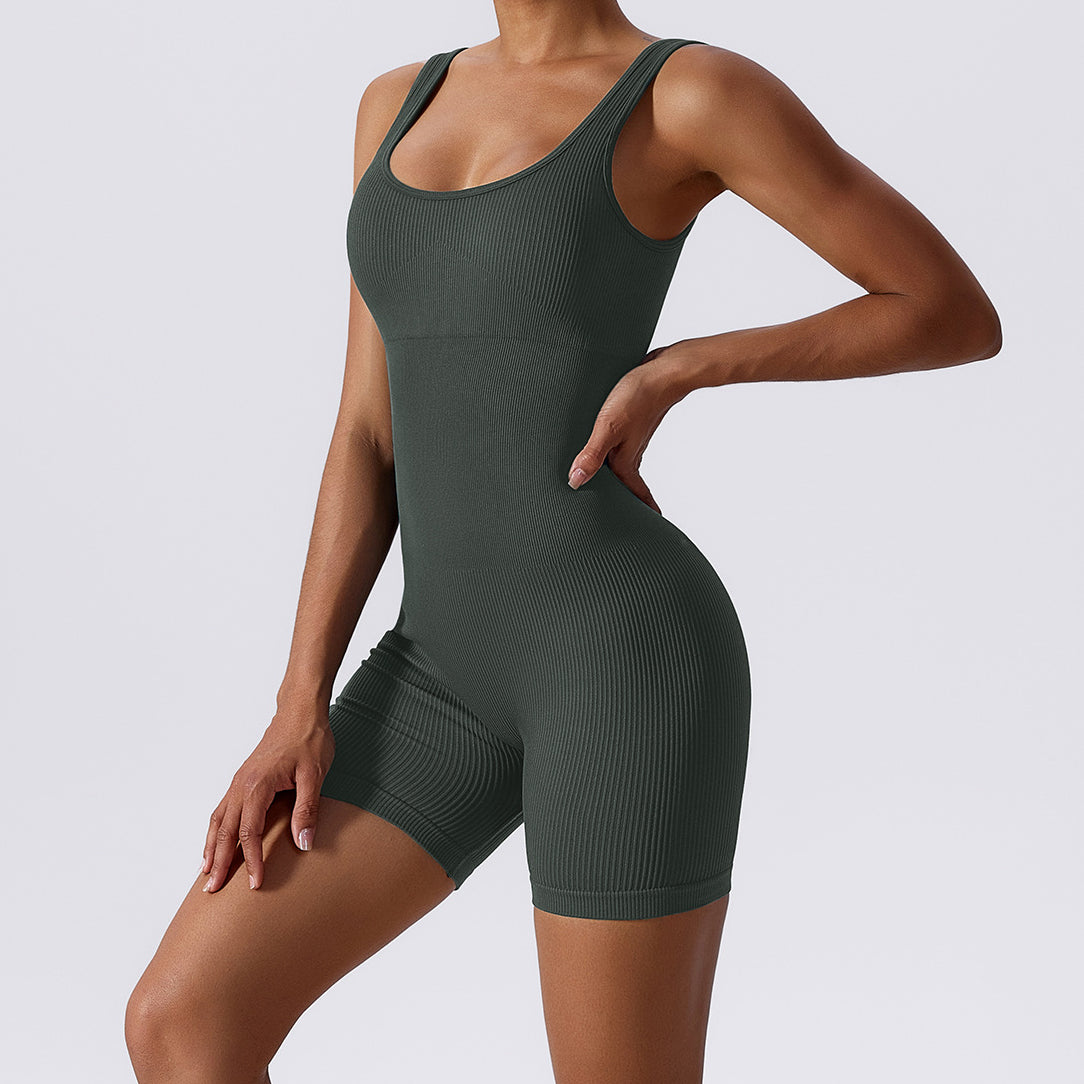 Kombinezon sportowy bezszwowy do ćwiczeń Fanette