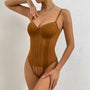 Body usztywniane z szerokimi ramiączkami modelujące sylwetkę Cicilia